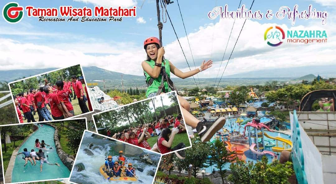 √ Tiket Masuk Taman Wisata Matahari 2022, Penginapan & Outbond