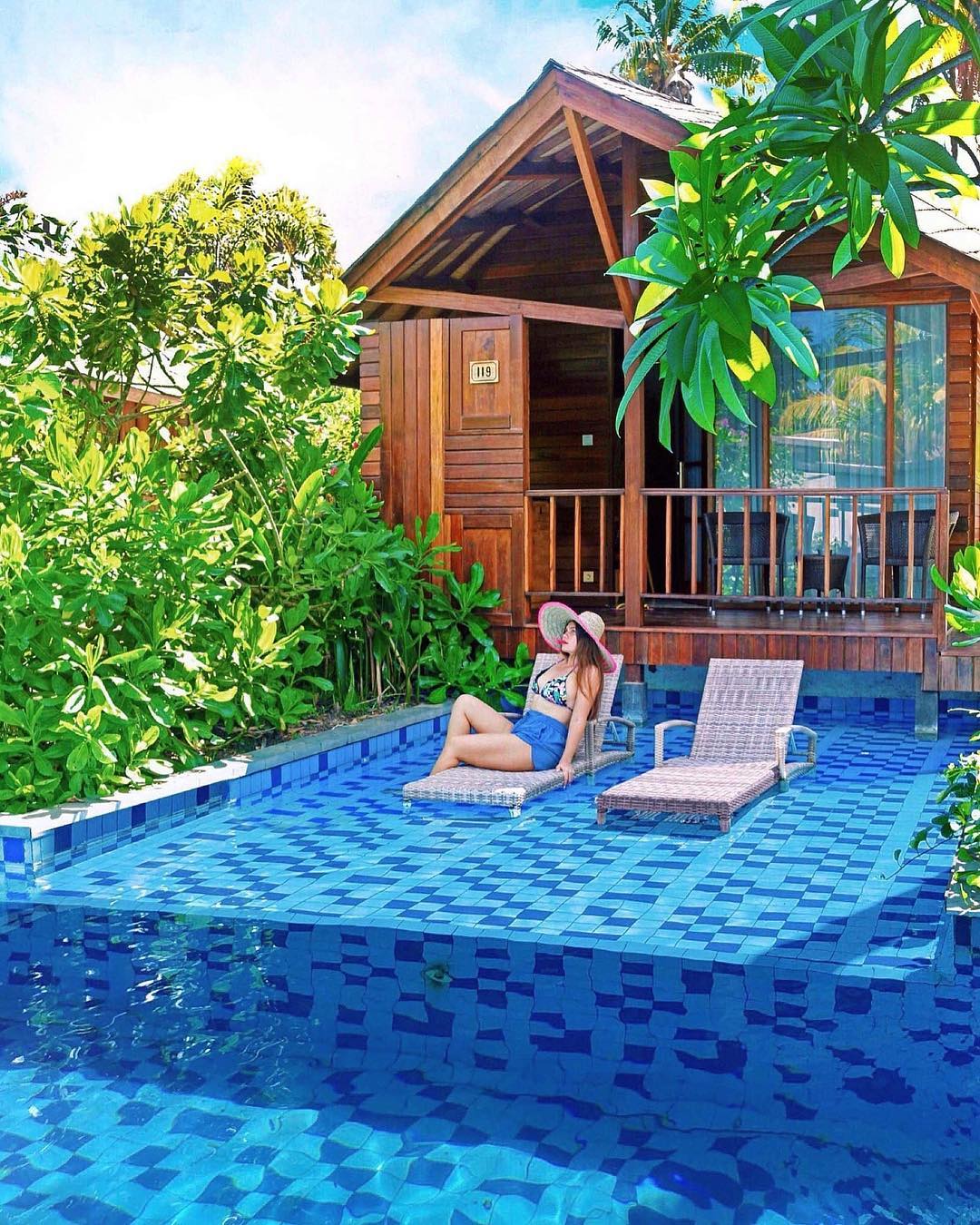 Kamar di Gili Air Lagoon Resort