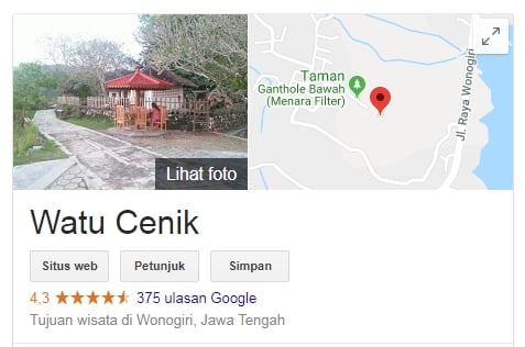 Rating Watu Cenik